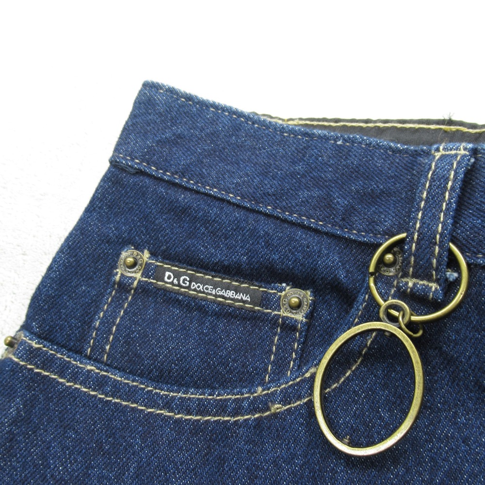 Dolce & Gabbana Jeans Mens 33x32.5 Boot Cut Dark Wash Denim Made in Italy - Picture 4 of 15